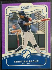 Cristian Pache [Purple] #9 Baseball Cards 2021 Panini Chronicles Classics Prices