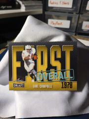 Earl Campbell [Gold] #3 Football Cards 2023 Leaf Draft Prices