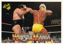 Hulk Hogan, Andre the Giant #36 Wrestling Cards 1990 Classic WWF The History of Wrestlemania Prices