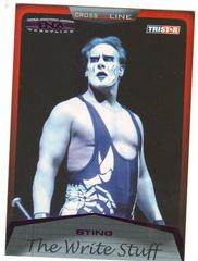 Sting Wrestling Cards 2008 TriStar TNA Cross the Line Prices