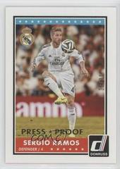 Sergio Ramos [Silver Press Proof] #5 Soccer Cards 2015 Panini Donruss Prices