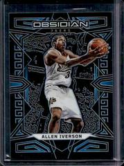 Allen Iverson [Blue] Basketball Cards 2022 Panini Obsidian Prices