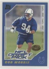 Rob Morris [Collection] Football Cards 2000 Topps Prices