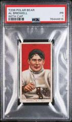 Al Bridwell [With Cap] #NNO Baseball Cards 1909 T206 Polar Bear Prices