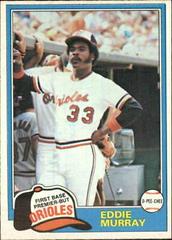Eddie Murray Baseball Cards 1981 O Pee Chee Prices