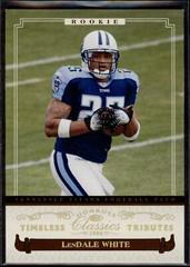 LenDale White [Timeless Tributes Gold] #122 Football Cards 2006 Panini Donruss Classics Prices