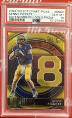 Kenny Pickett [Gold] #SNKP Football Cards 2022 Panini Select Draft Picks Numbers Prices