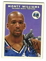 Monty Williams Basketball Cards 2001 Fleer Prices