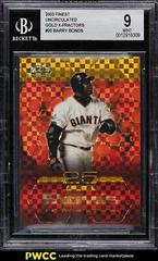 Barry Bonds [Gold Xfractor] Baseball Cards 2003 Finest Prices