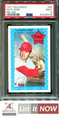 Pete Rose [RBI 485] #65 Baseball Cards 1971 Kellogg's Prices