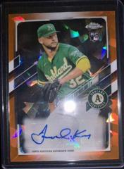 James Kaprielian [Orange] #RA-JKR Baseball Cards 2021 Topps Chrome Update Sapphire Rookie Autographs Prices