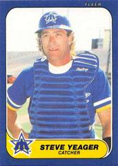 Steve Yeager #U-131 Baseball Cards 1986 Fleer Update Prices