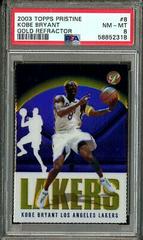 Kobe Bryant [Gold Refractor] Basketball Cards 2003 Topps Pristine Prices
