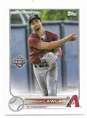Jordan Lawlar [SP Variation] #PD-102 Baseball Cards 2022 Topps Pro Debut Prices