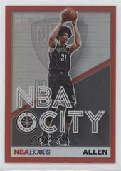 Jarrett Allen [Red] Basketball Cards 2019 Panini Hoops Premium Stock NBA City Prices