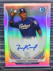 Franchy Cordero [Chrome Refractor] #FC Baseball Cards 2014 Bowman Prospect Autograph Prices