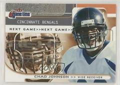 Chad Johnson #129 Football Cards 2001 Fleer Game Time Prices