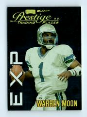 Warren Moon [Reflections Gold] Football Cards 1999 Playoff Prestige Exp Prices