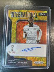 Antonio Rudiger [Choice Gold] Soccer Cards 2022 Panini Prizm World Cup International Ink Autograph Prices