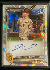 Jake Cronenworth [Atomic] #CRA-JCR Baseball Cards 2021 Bowman Prices
