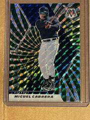 Miguel Cabrera [Green Swirl Mosaic] Baseball Cards 2021 Panini Mosaic Prices