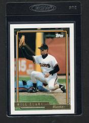 Will Clark #330 Baseball Cards 1992 Topps Gold Prices