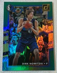 Dirk Nowitzki [Holo Green, Yellow Laser] #34 Basketball Cards 2017 Panini Donruss Prices