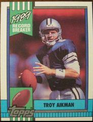 Troy Aikman #3 Football Cards 1990 Topps Tiffany Prices