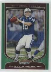 Peyton Manning [Green Refractor] Football Cards 2009 Bowman Chrome Prices
