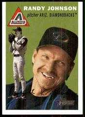 Randy Johnson [Green Background] #80 Baseball Cards 2003 Topps Heritage Prices