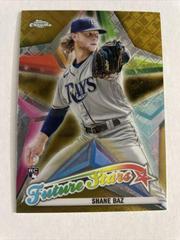 Shane Baz [Gold] Baseball Cards 2022 Topps Chrome Logofractor Future Stars Prices