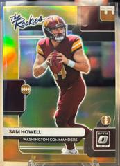 Sam Howell [Gold] #TR-5 Football Cards 2022 Panini Donruss Optic The Rookies Prices