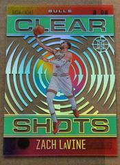 Zach LaVine [Emerald] Basketball Cards 2020 Panini Illusions Clear Shots Prices