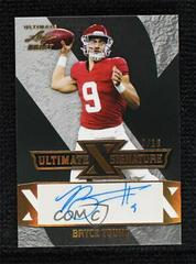 Bryce Young [Gold Spectrum] Football Cards 2022 Leaf Ultimate Draft X Autographs Prices