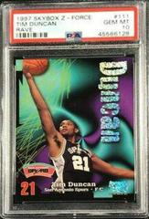Tim Duncan [Rave] Basketball Cards 1997 Skybox Z Force Prices