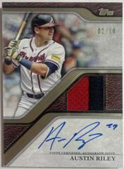 Austin Riley Baseball Cards 2024 Topps Reverence Autograph Patch Prices