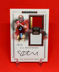 C.J. Beathard [Helmet, Patch Autograph] Football Cards 2017 Panini Impeccable Prices