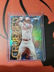 Mike Trout Baseball Cards 2023 Topps Chrome Update Crushed Prices