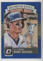 Manny Machado [Blue] Baseball Cards 2016 Panini Donruss Optic Prices