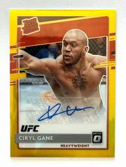 Ciryl Gane [Gold] #RR-CGN Ufc Cards 2021 Panini Chronicles UFC Optic Rated Rookies Signatures Prices