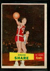 Chuck Share Basketball Cards 1957 Topps Prices