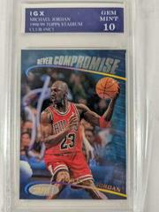 Michael Jordan  [never compromise] Basketball Cards 1998 Stadium Club Prices