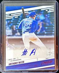 Anthony Rizzo [Purple] #PR-AR Baseball Cards 2021 Panini Chronicles Prestige Autographs Prices