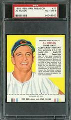 Al Rosen #11 Baseball Cards 1955 Red Man Tobacco Prices