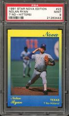 Nolan Ryan [7 No Hitters!] #23 Baseball Cards 1991 Star Nova Edition Prices