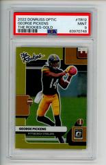 George Pickens [Gold] #TR-12 Football Cards 2022 Panini Donruss Optic The Rookies Prices
