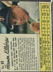 Harmon Killebrew [Hand Cut] #85 Baseball Cards 1962 Jell O Prices