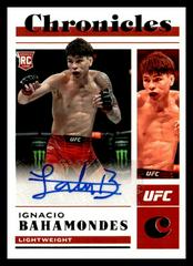 Ignacio Bahamondes #CS-IBH Ufc Cards 2023 Panini Chronicles UFC Signatures Prices