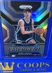 Jake LaRavia [Silver] Basketball Cards 2022 Panini Prizm Emergent Prices