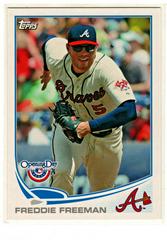 Freddie Freeman #182 Baseball Cards 2013 Topps Opening Day Prices